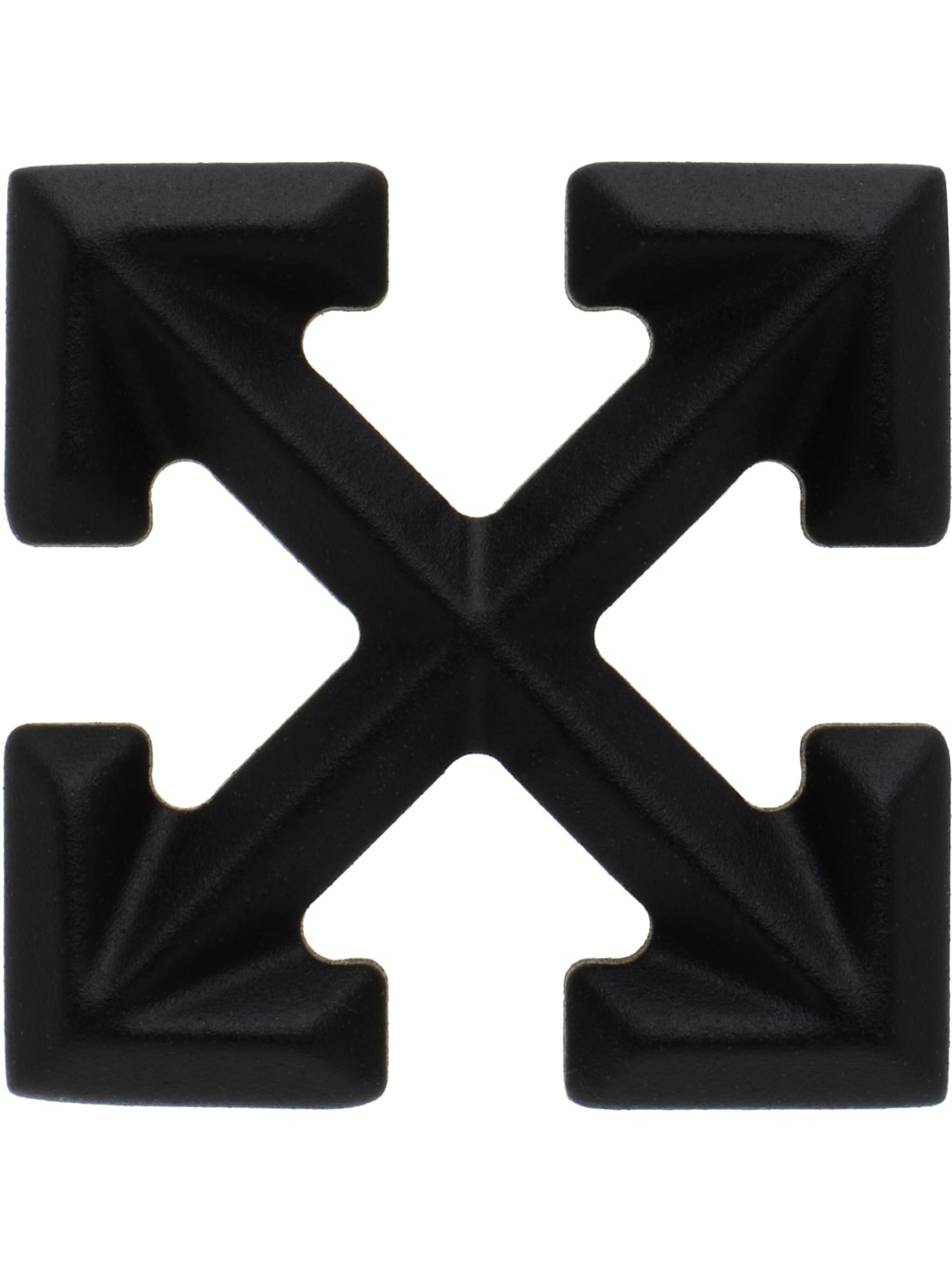 Black Arrow Mono Single Earring - 1