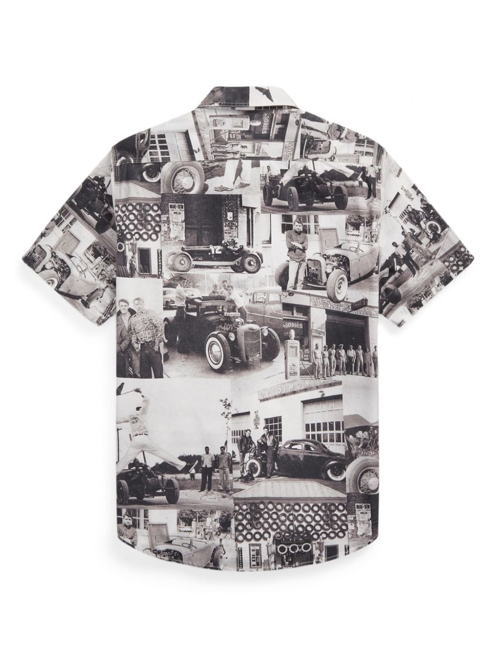 photo-print cotton shirt - 2