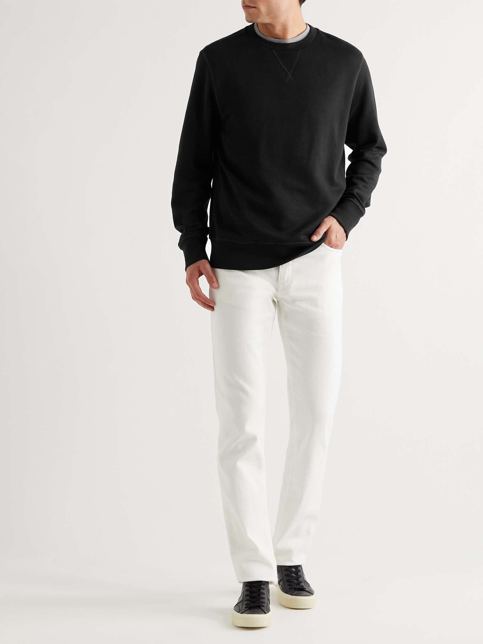 Cotton-Blend Jersey Sweatshirt - 7