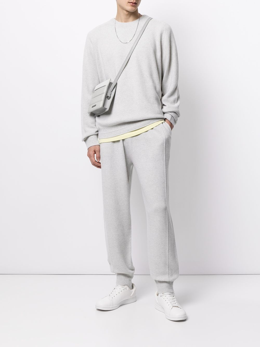 corduroy-detail track pants - 2