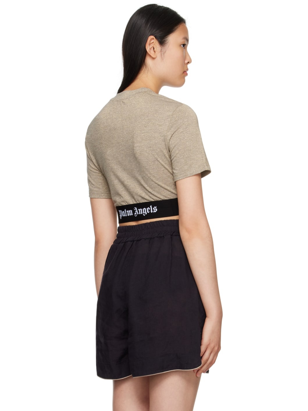 Gold Cropped T-Shirt - 3