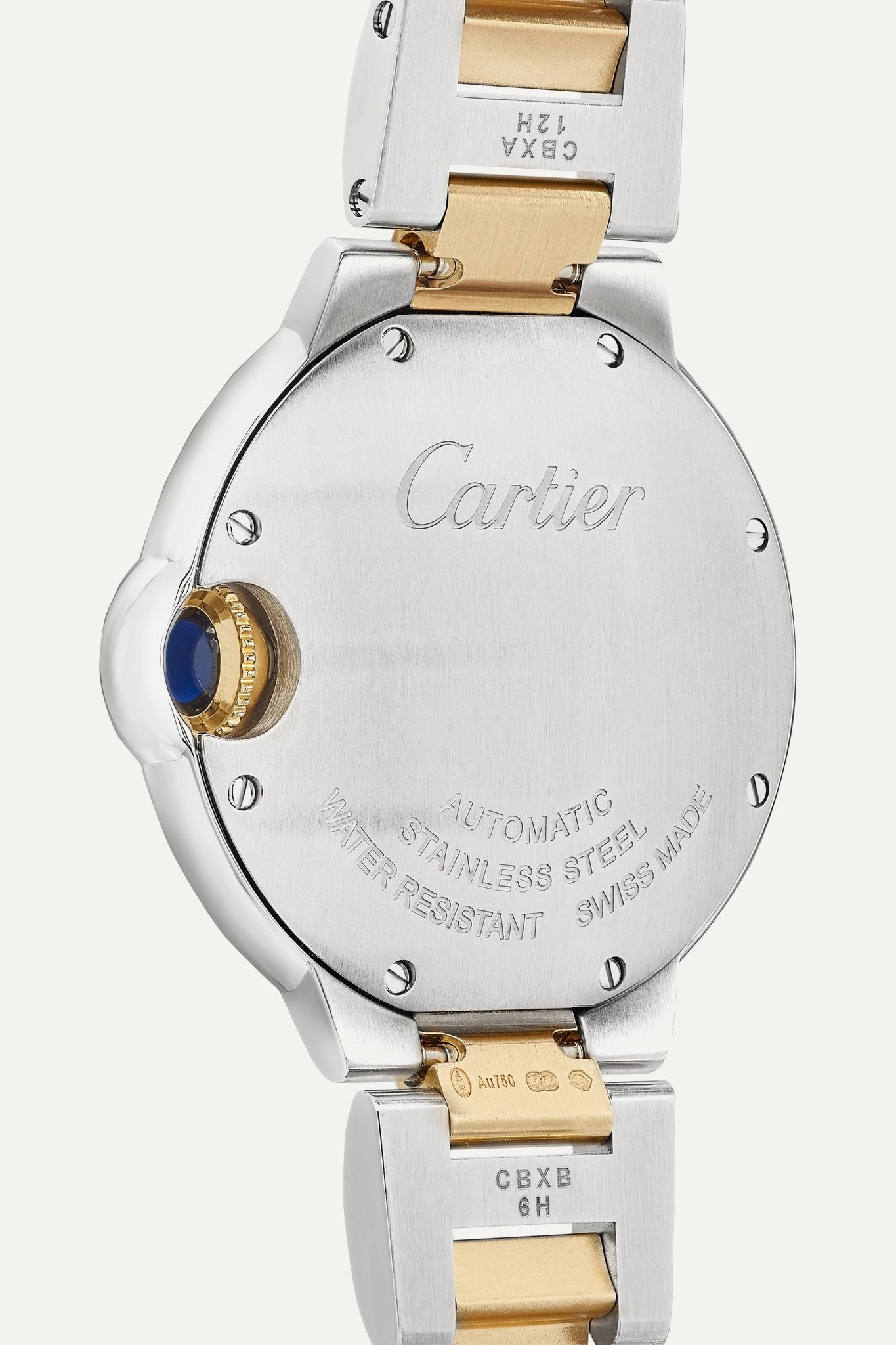 Ballon Bleu de Cartier 33mm 18-karat gold and stainless steel watch - 4