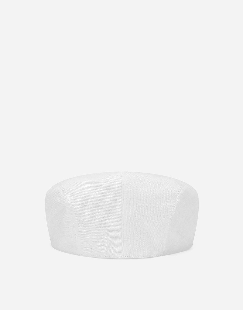 Dolce & Gabbana Cotton drill flat cap outlook