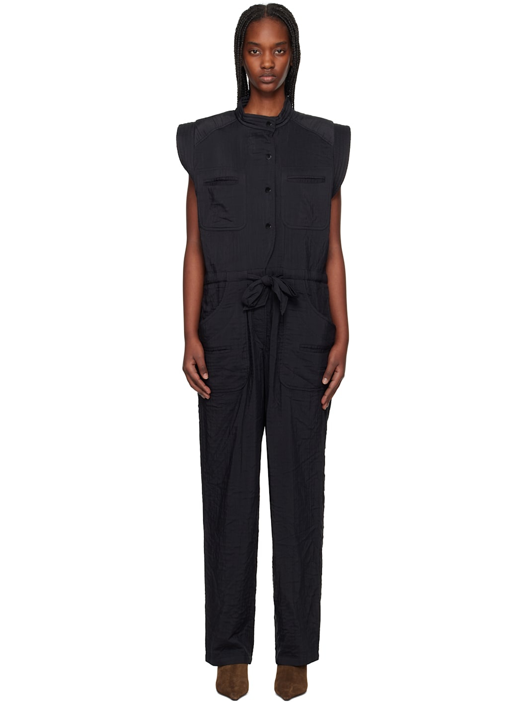 Black Suzie Jumpsuit - 1