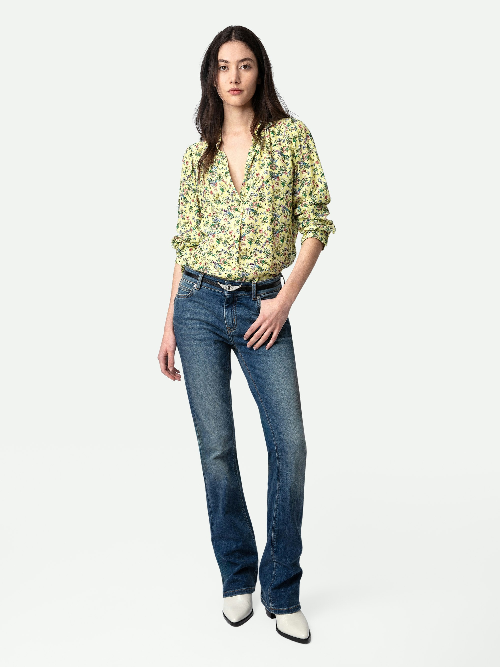 Tink Satin Blouse - 2