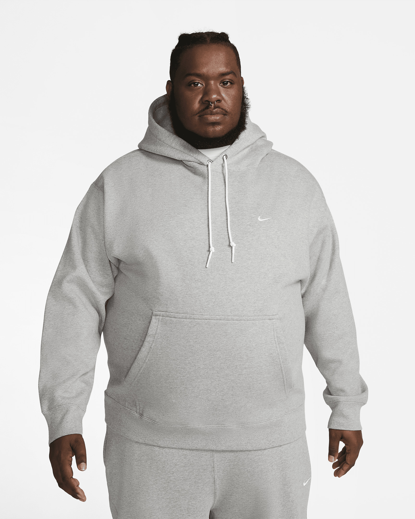 Nike Solo Swoosh Men's Fleece Pullover Hoodie - 7