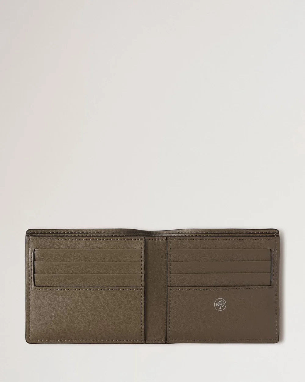Farringdon 8 Card Wallet Linen Green Small Classic Grain - 2