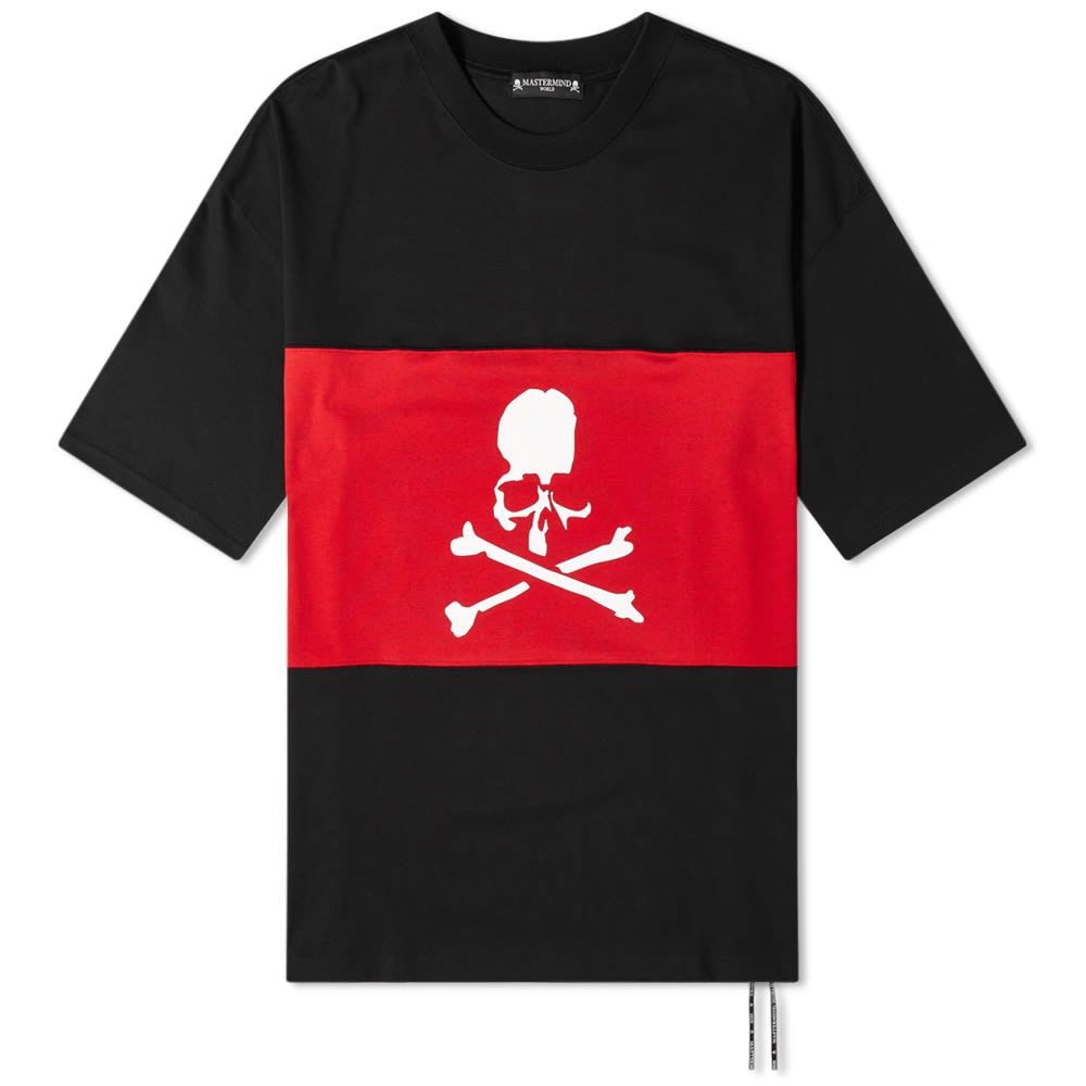 MASTERMIND WORLD Horizontal Block Tee - 1