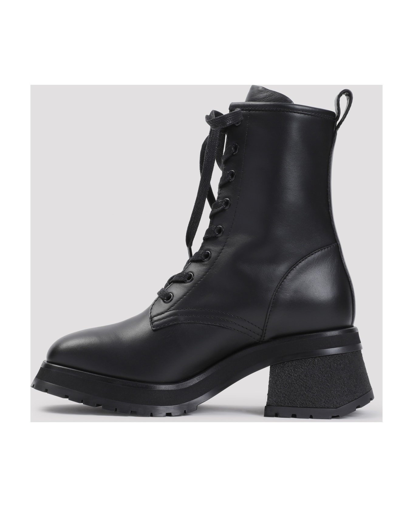 Gigi Lace-up Leather Ankle Boots - 4