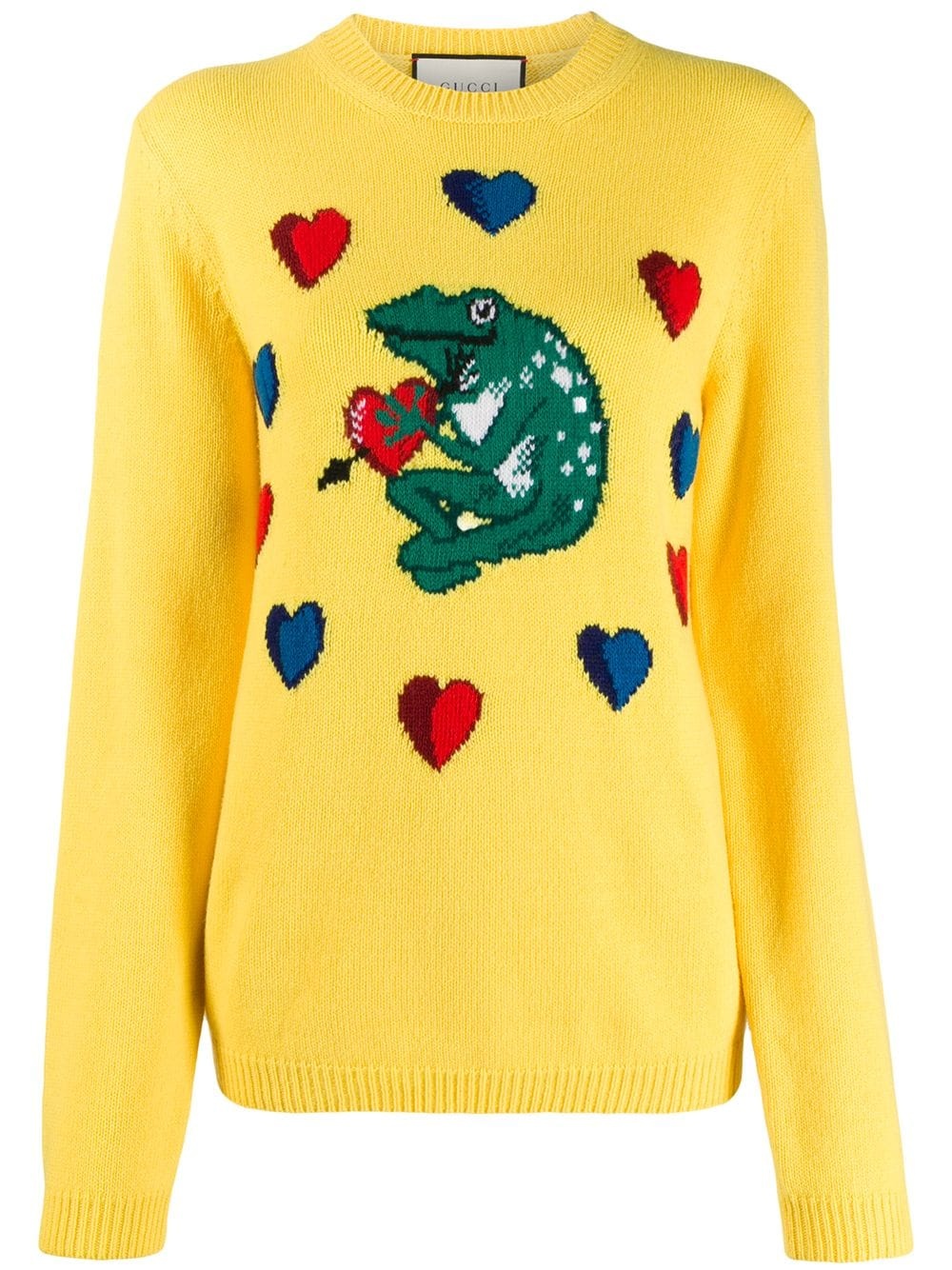 frog intarsia sweater - 1