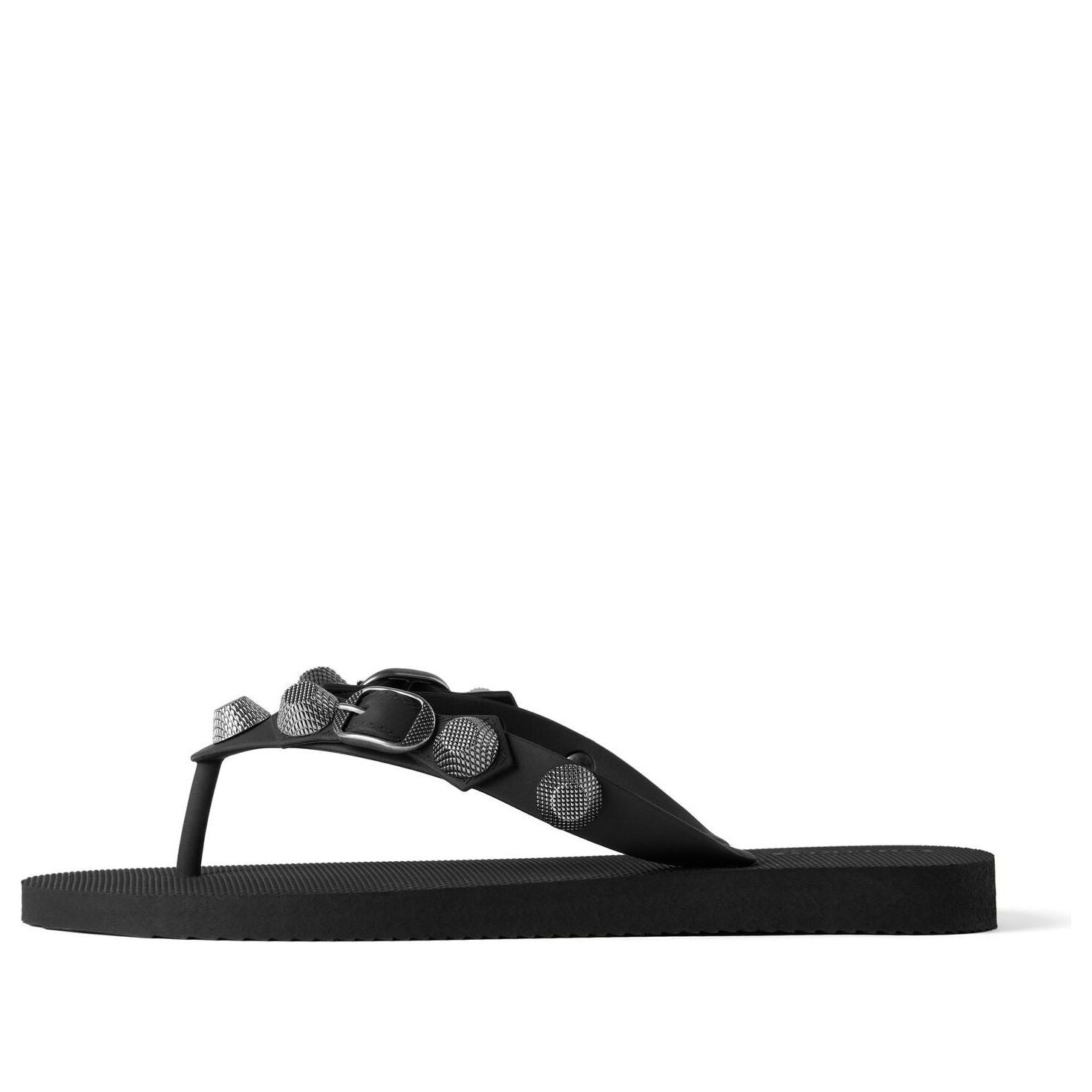 (WMNS) Balenciaga Cagole Thong Sandals 'Black' 784853W1TA21081 - 1