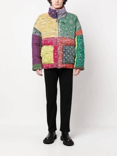 Children of the Discordance patchwork bandana-print jacket outlook