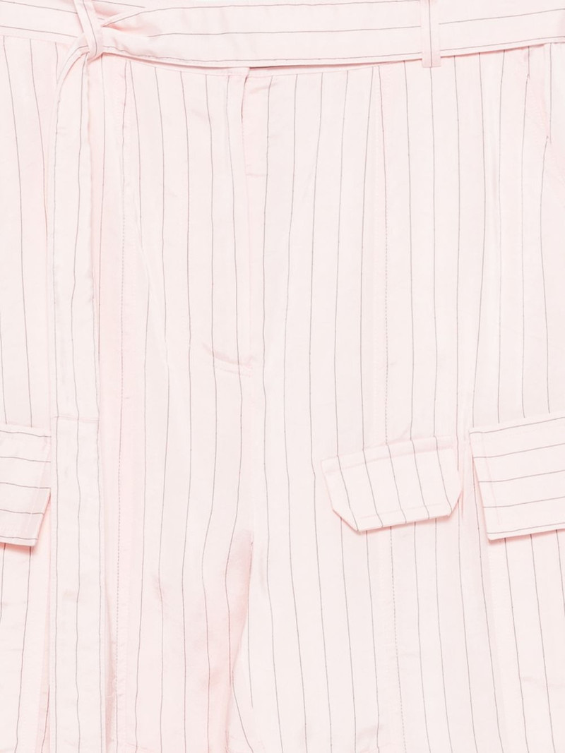 pinstripe-pattern cargo-pocket trousers 3