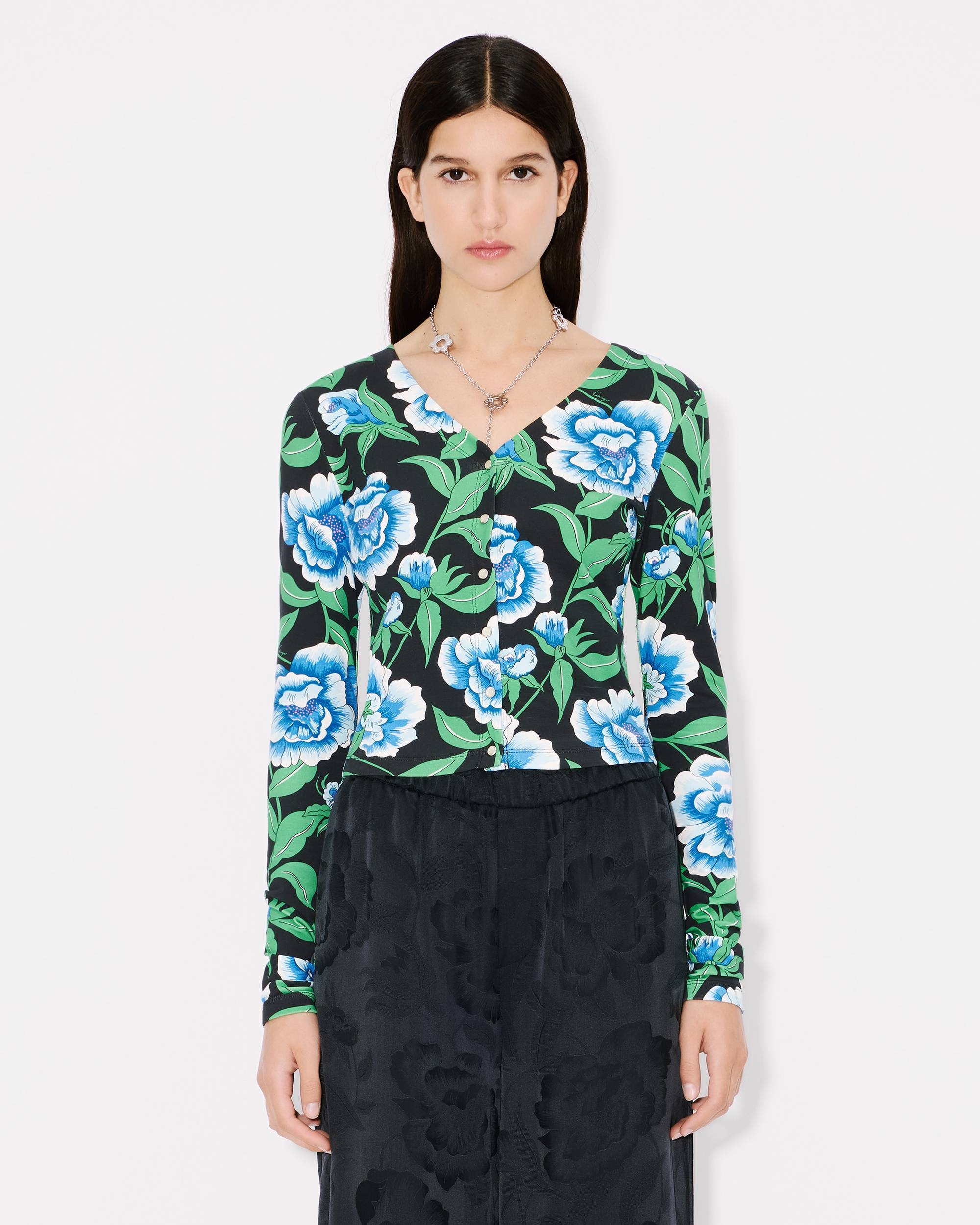 'KENZO Peonies' cardigan - 3