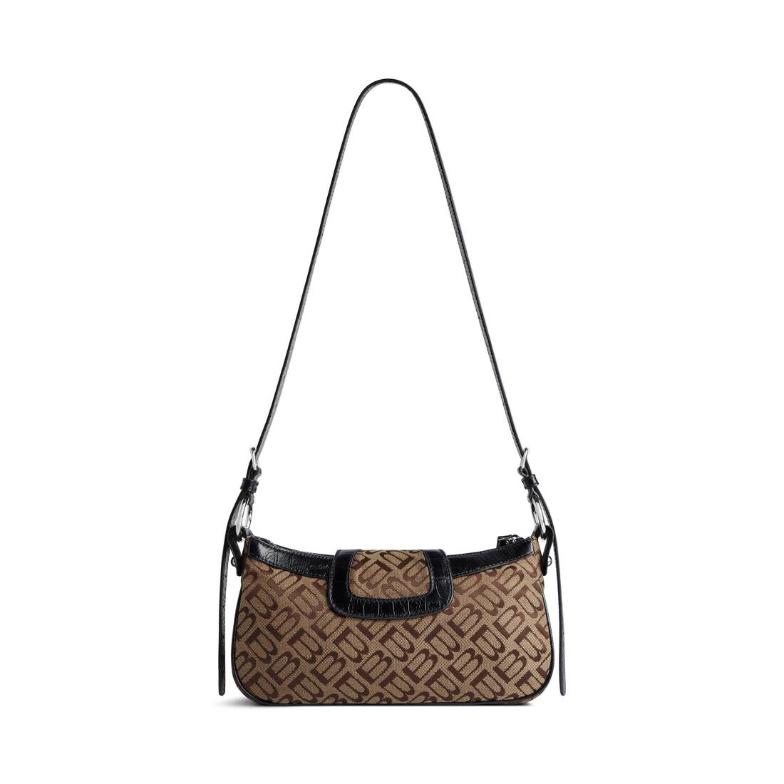 Women's Essex Small Shoulder Bag in Ebony/beige/black - 4