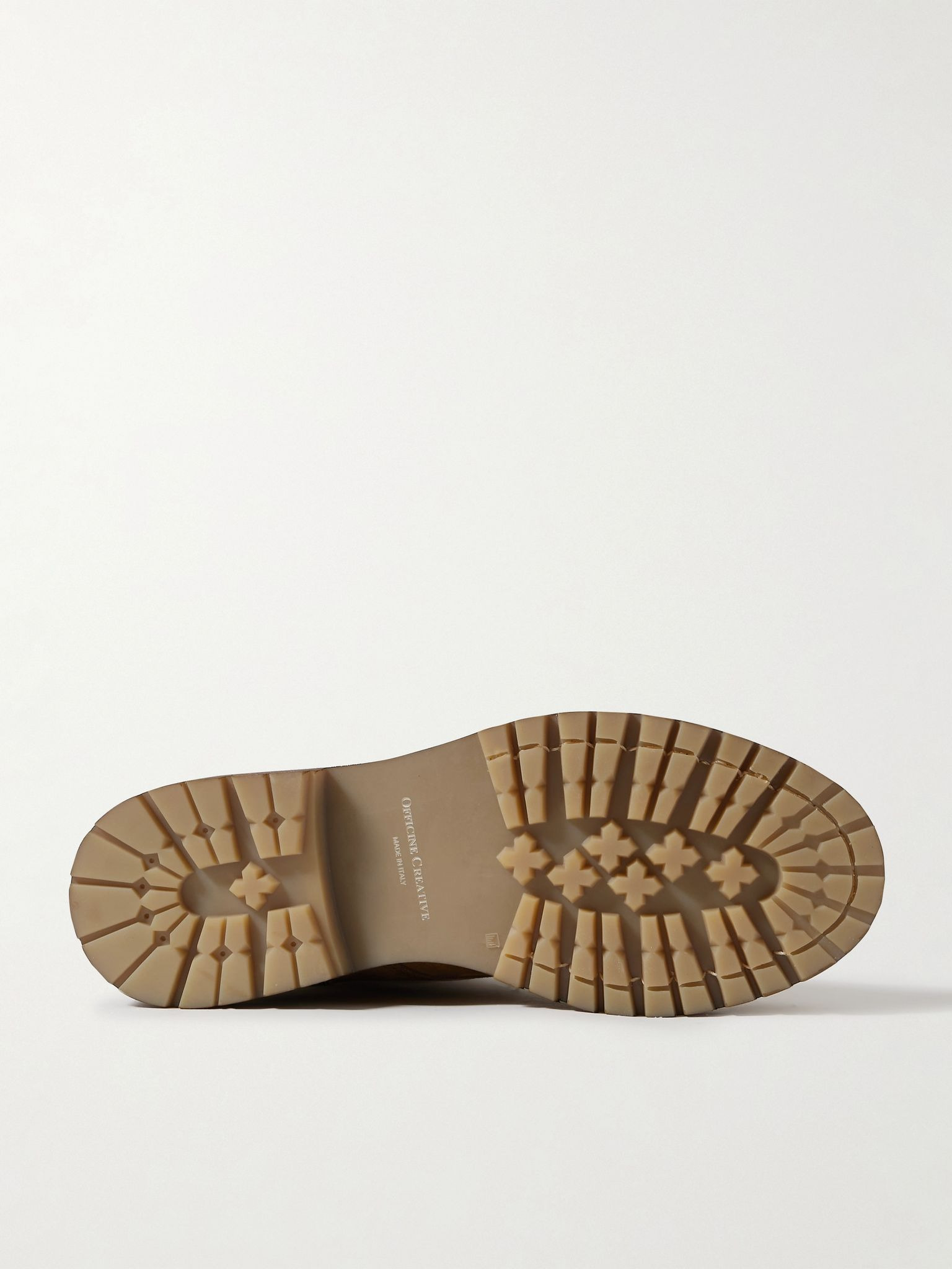 Boss 002 Leather-Trimmed Suede Boots Brown - 3