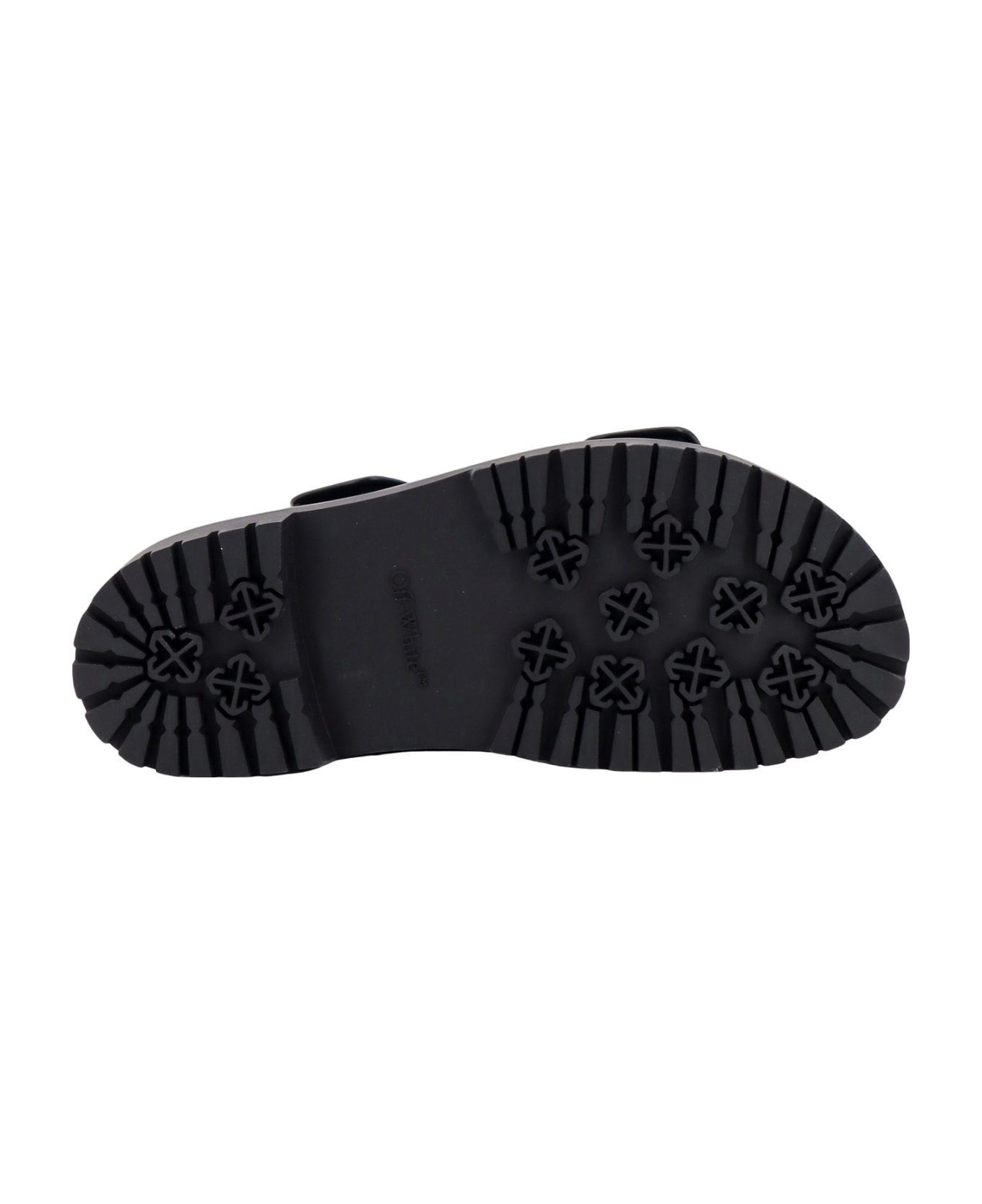 Arrow Plaque Flat Sandals - 4