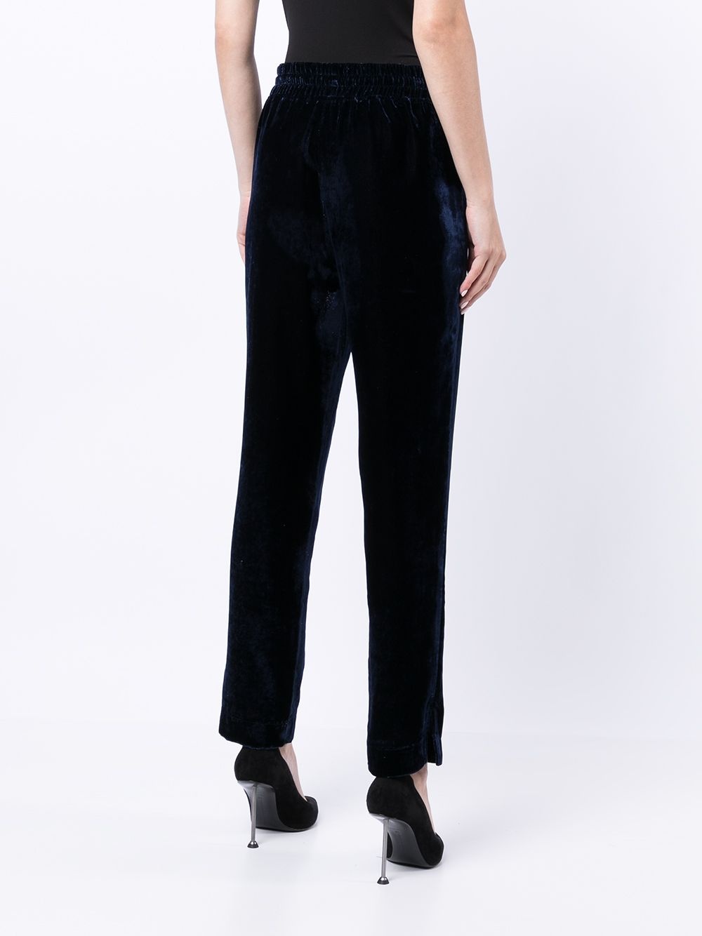 velvet-effect pyjama pants - 4
