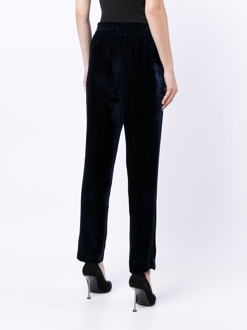 velvet-effect pyjama pants 4