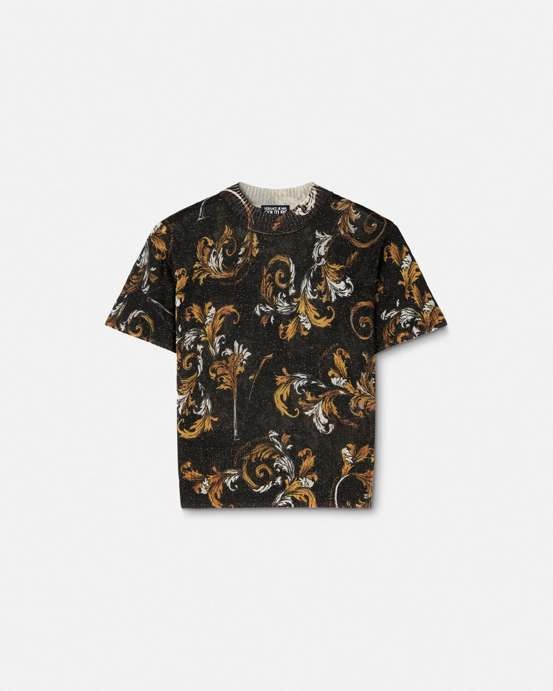 Outline Barocco Lurex Knit T-Shirt 1