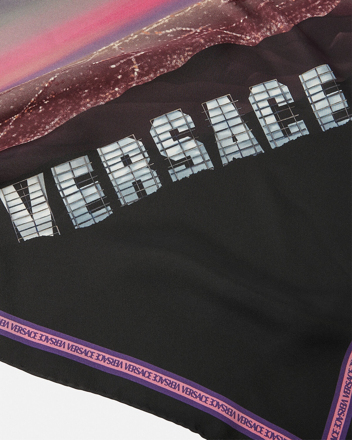 Versace Hills Large Silk Foulard - 2