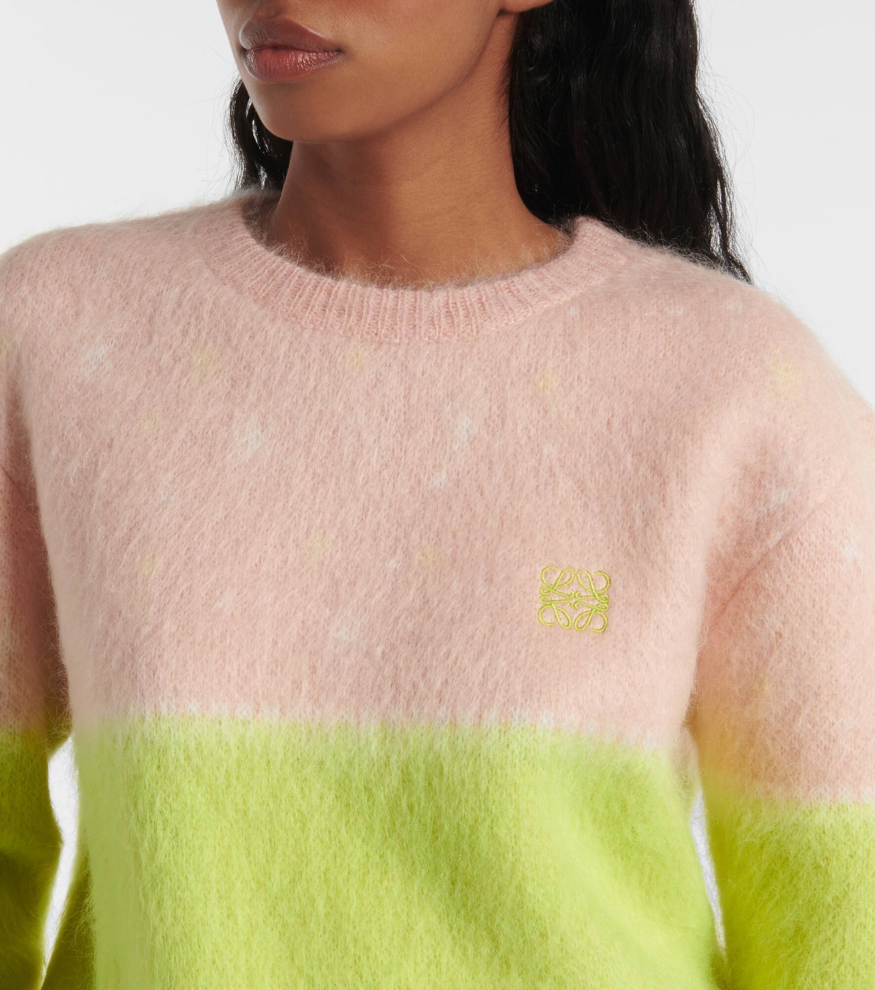 x Suna Fujita mohair and wool-blend sweater - 4
