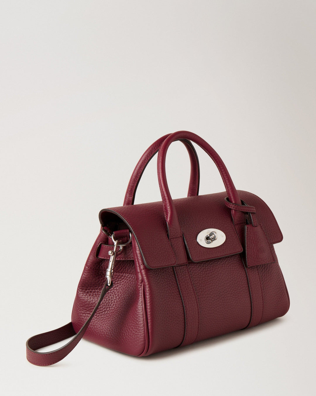 Bayswater Satchel Black Cherry Heavy Grain - 3