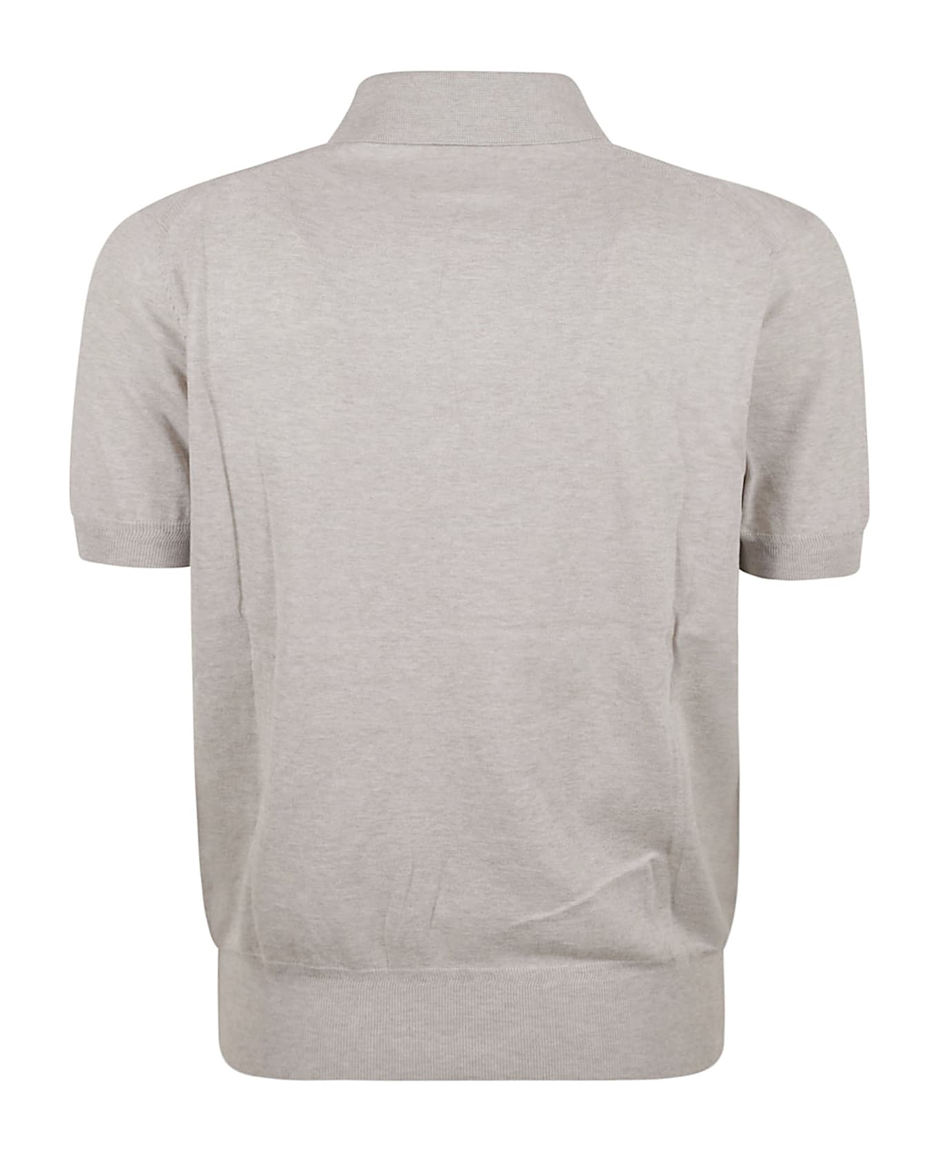 Rib Trim Regular Polo Shirt - 2