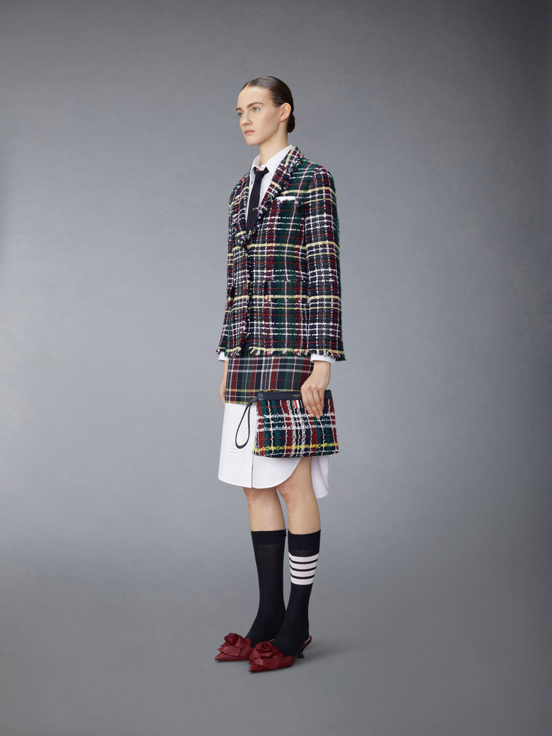 Hunting Tartan Eyelash Tweed Toiletry Case 3