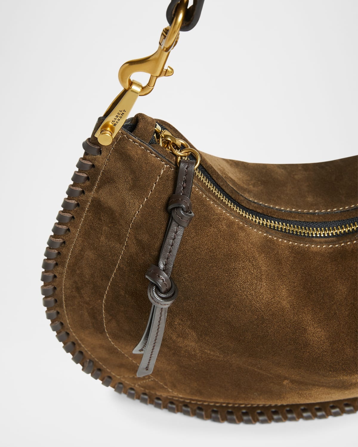 Oskan Braided Suede Shoulder Bag - 5