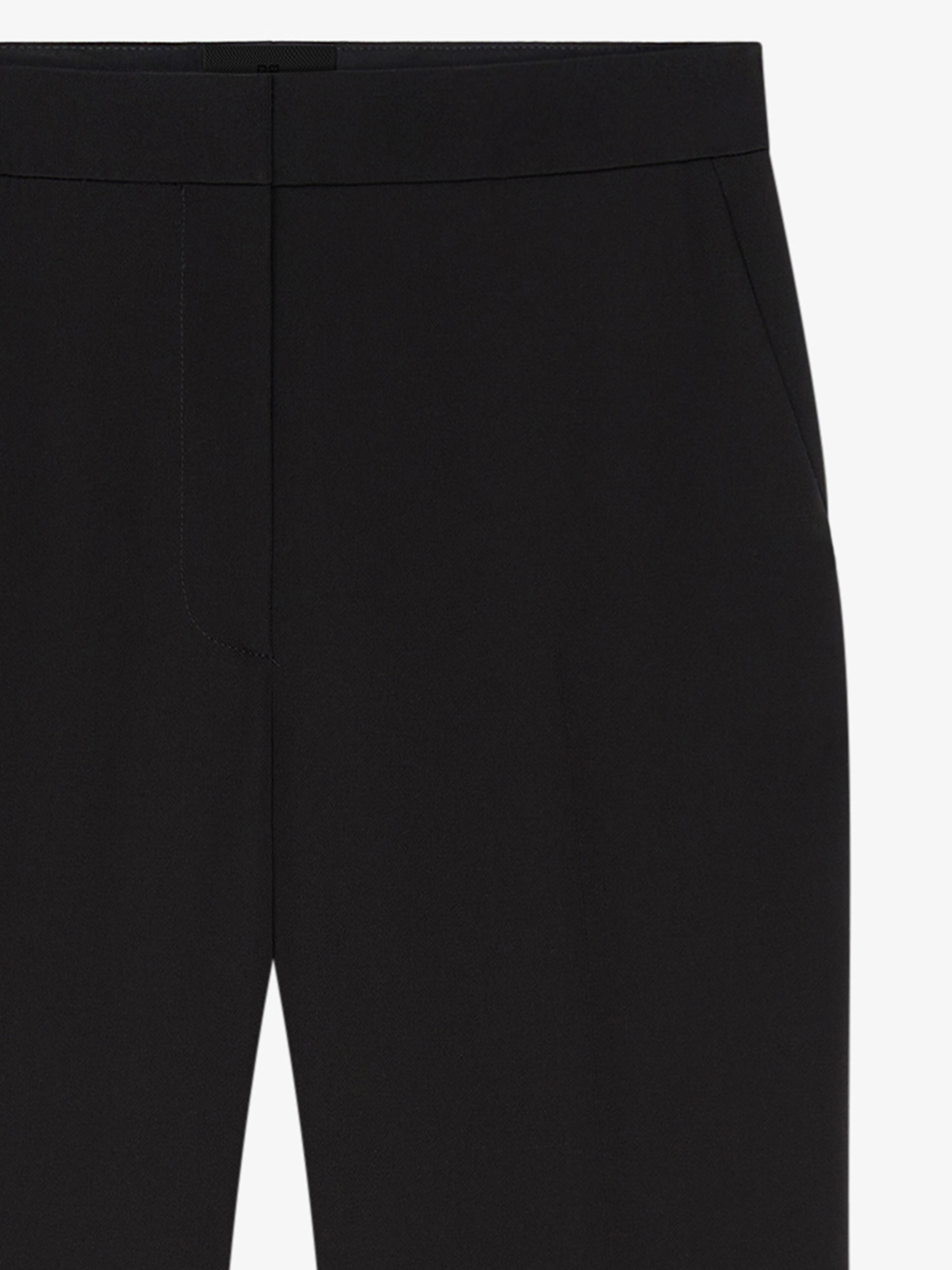 FLARE TAILORED PANTS IN WOOL - 4