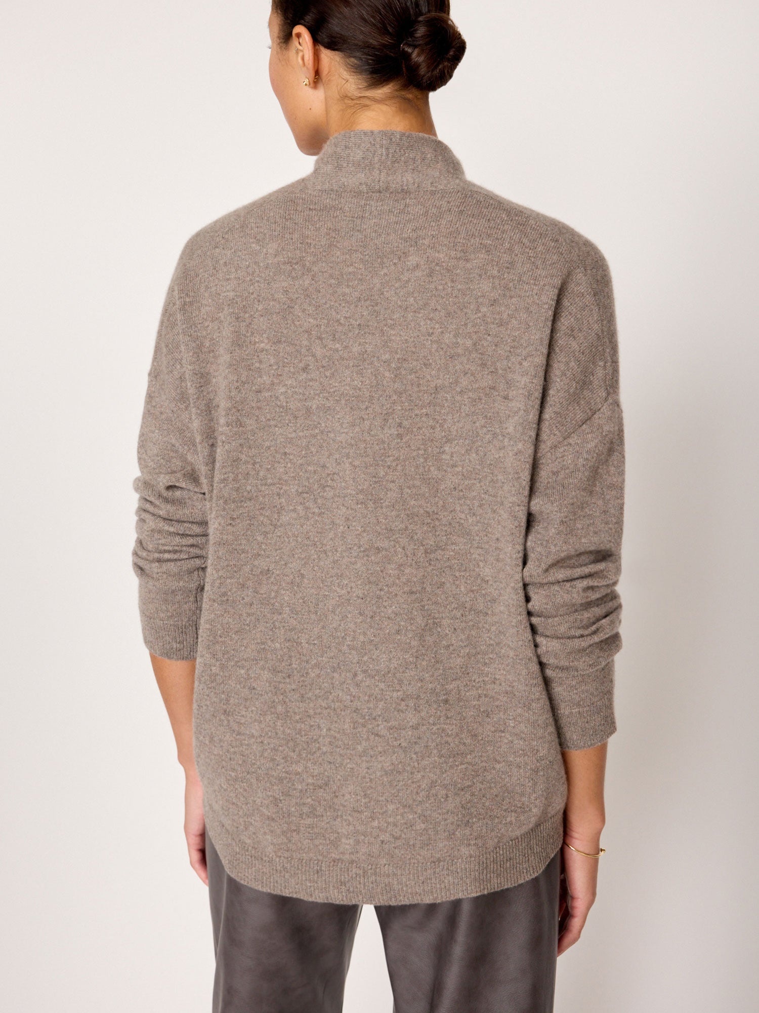 The Siena Wrap Neck Pullover - 7