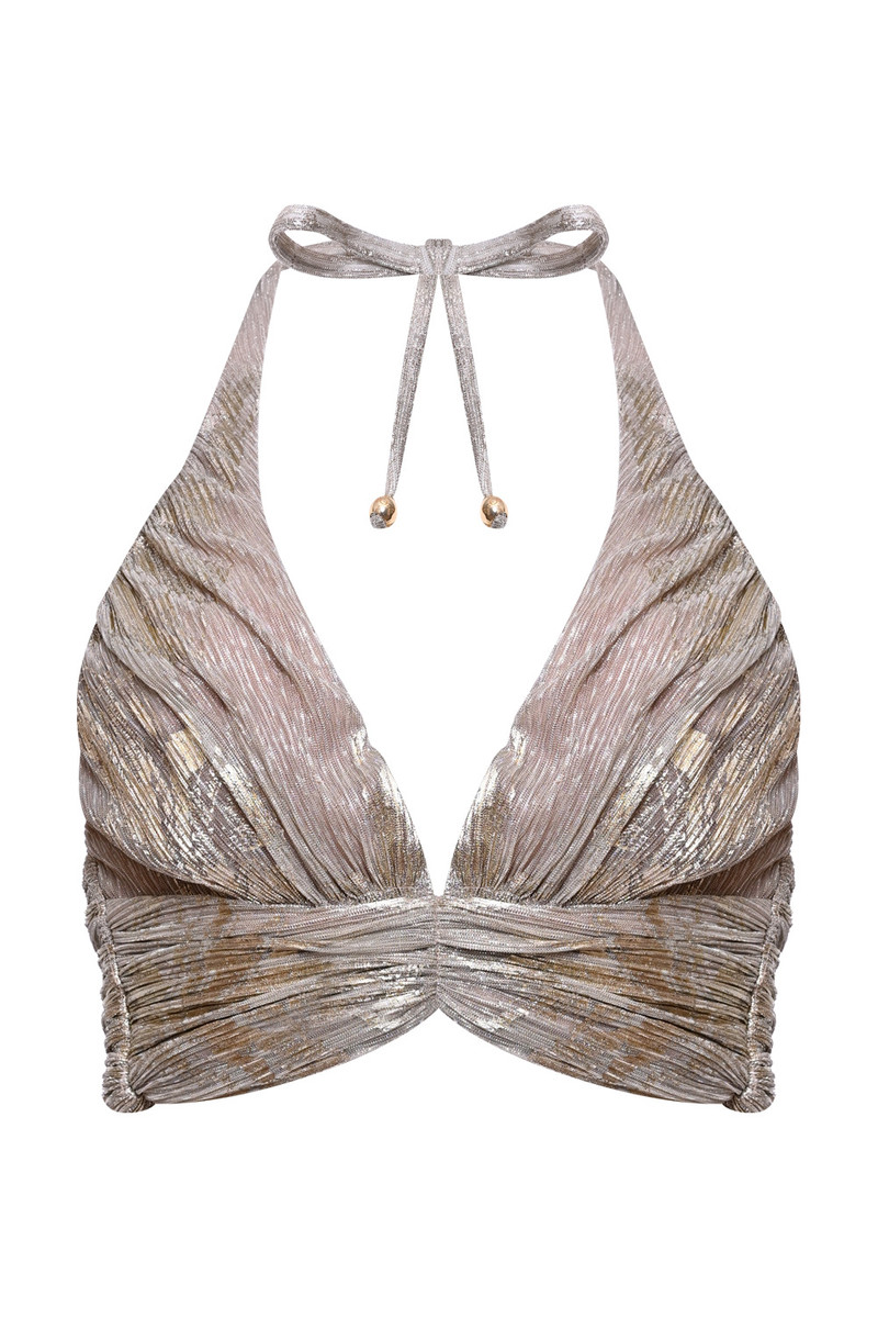 PatBO GOLDEN DUST LUREX TOP outlook