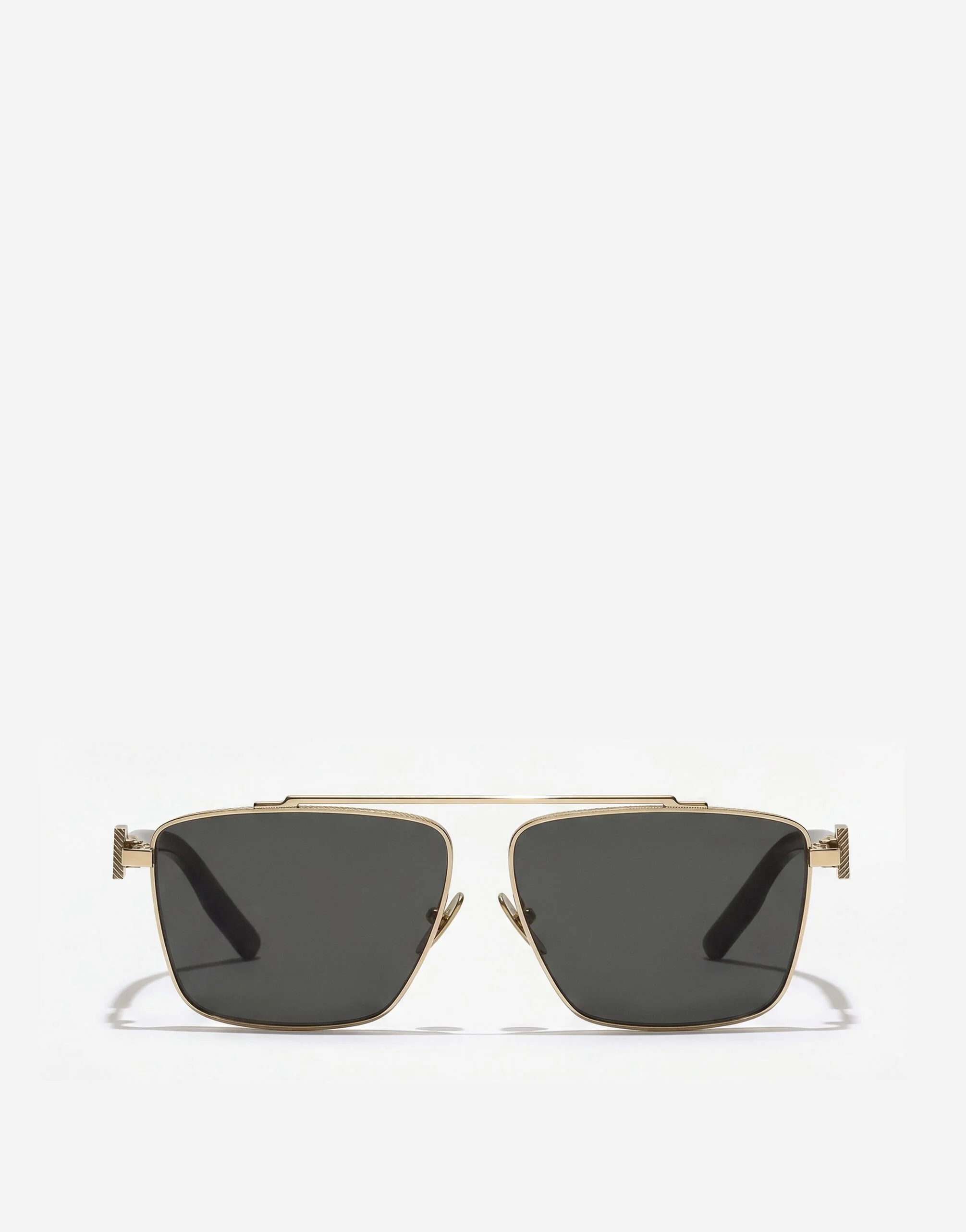 Metal Plaque Sunglasses - 1