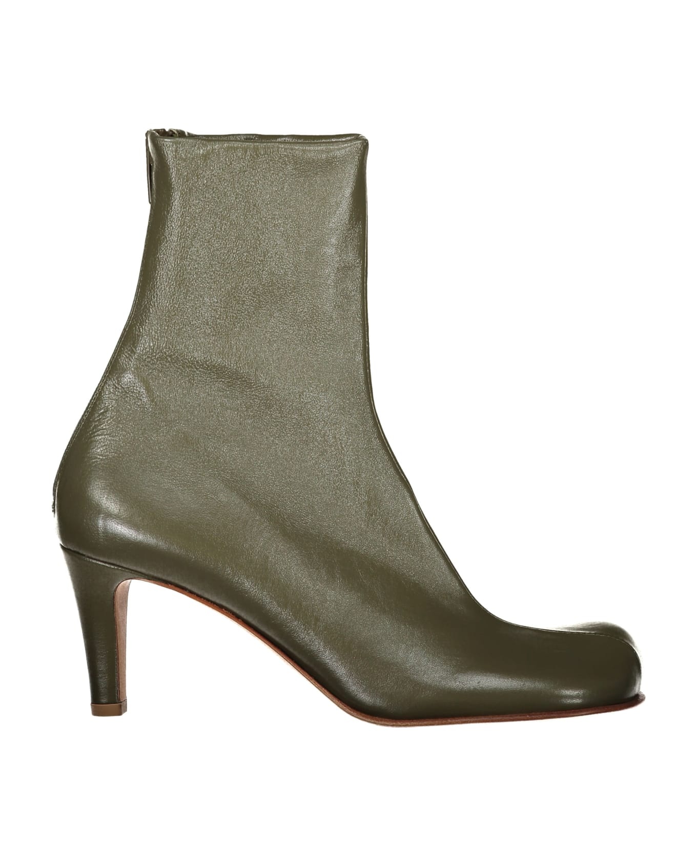 Bloc Leather Ankle Boots - 1