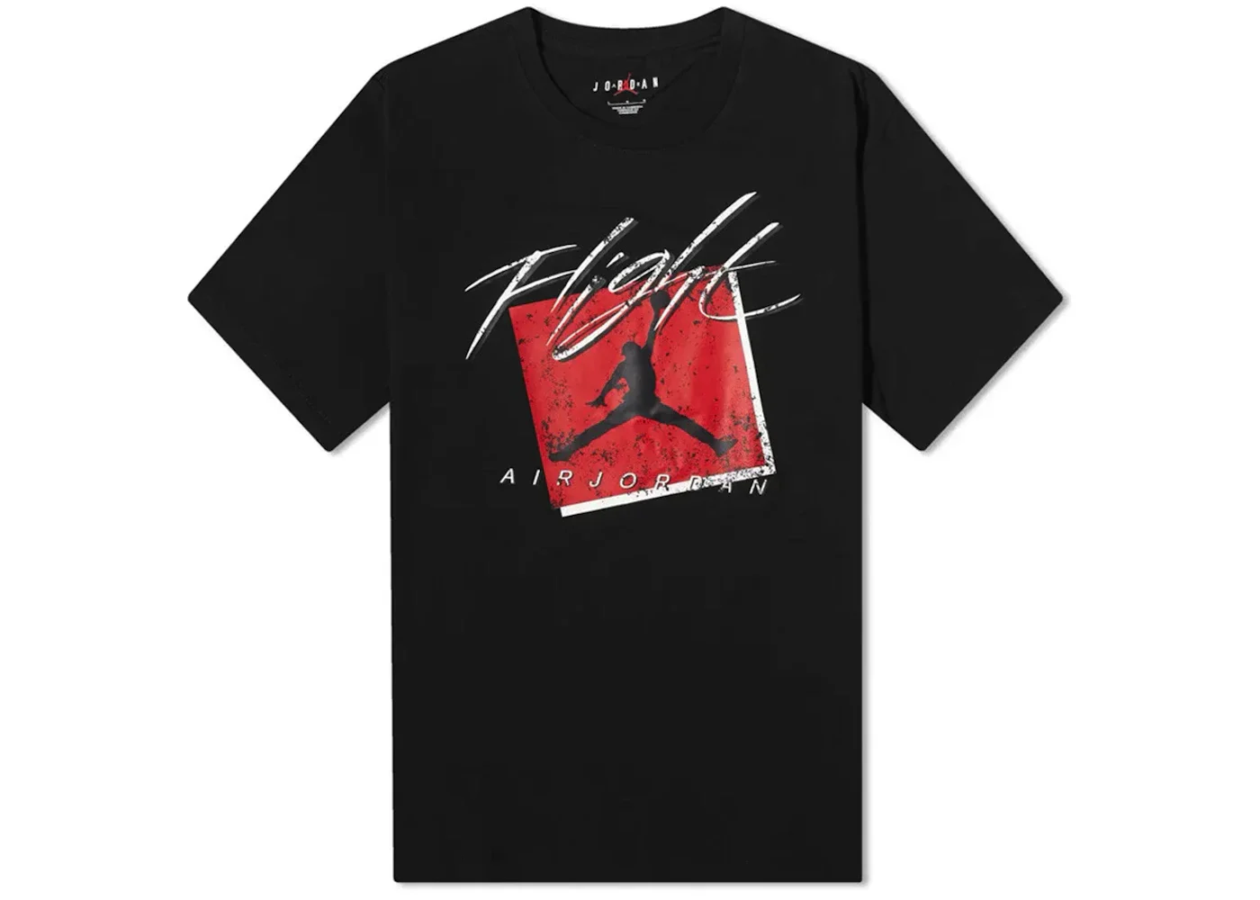 Jordan Boxed Flight Logo Graphic T-shirt Black/White/Red - 1