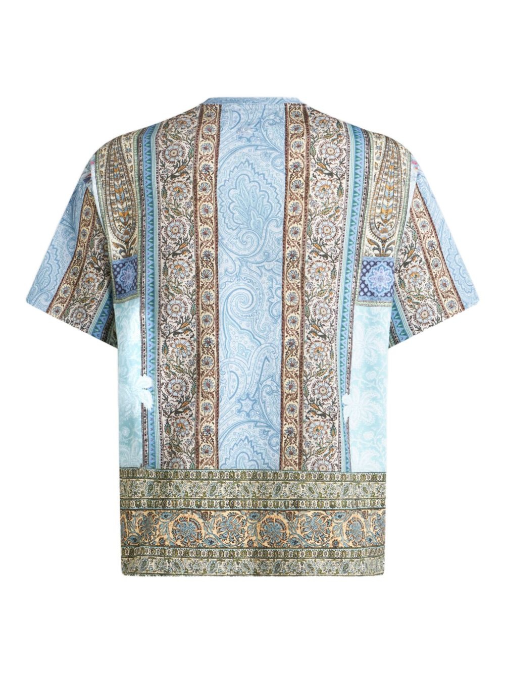 abstract print T-shirt - 6