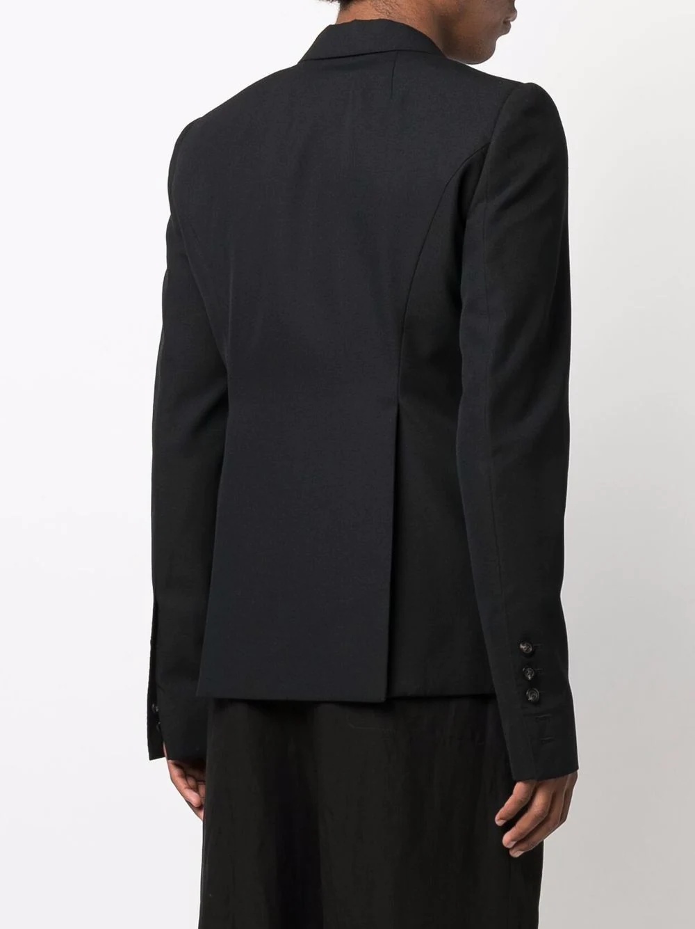 peak-lapels single-breasted blazer - 4