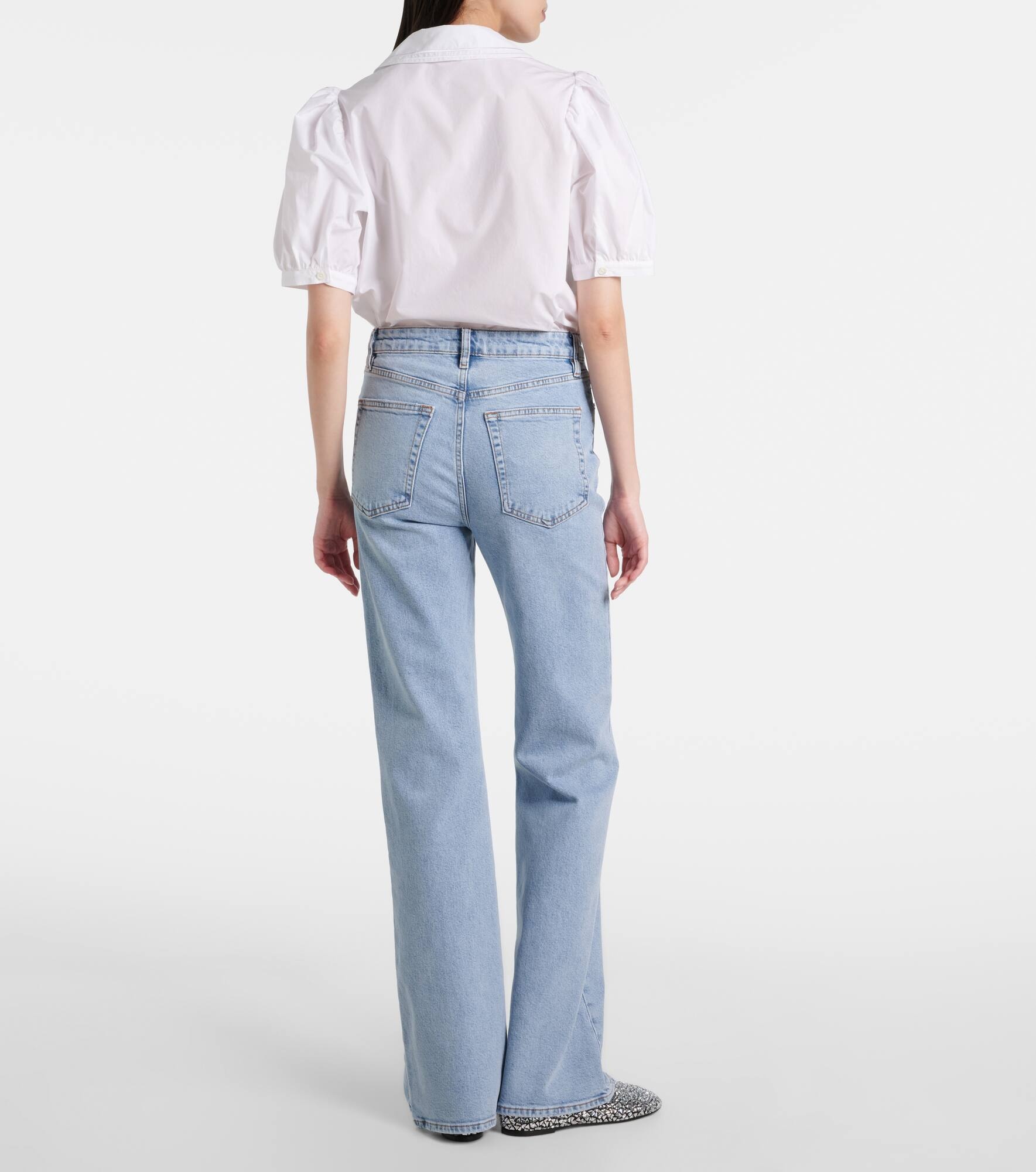 Arrow high-rise bootcut jeans - 3