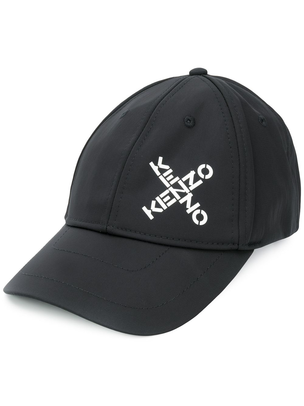 logo printed baseball cap - 1