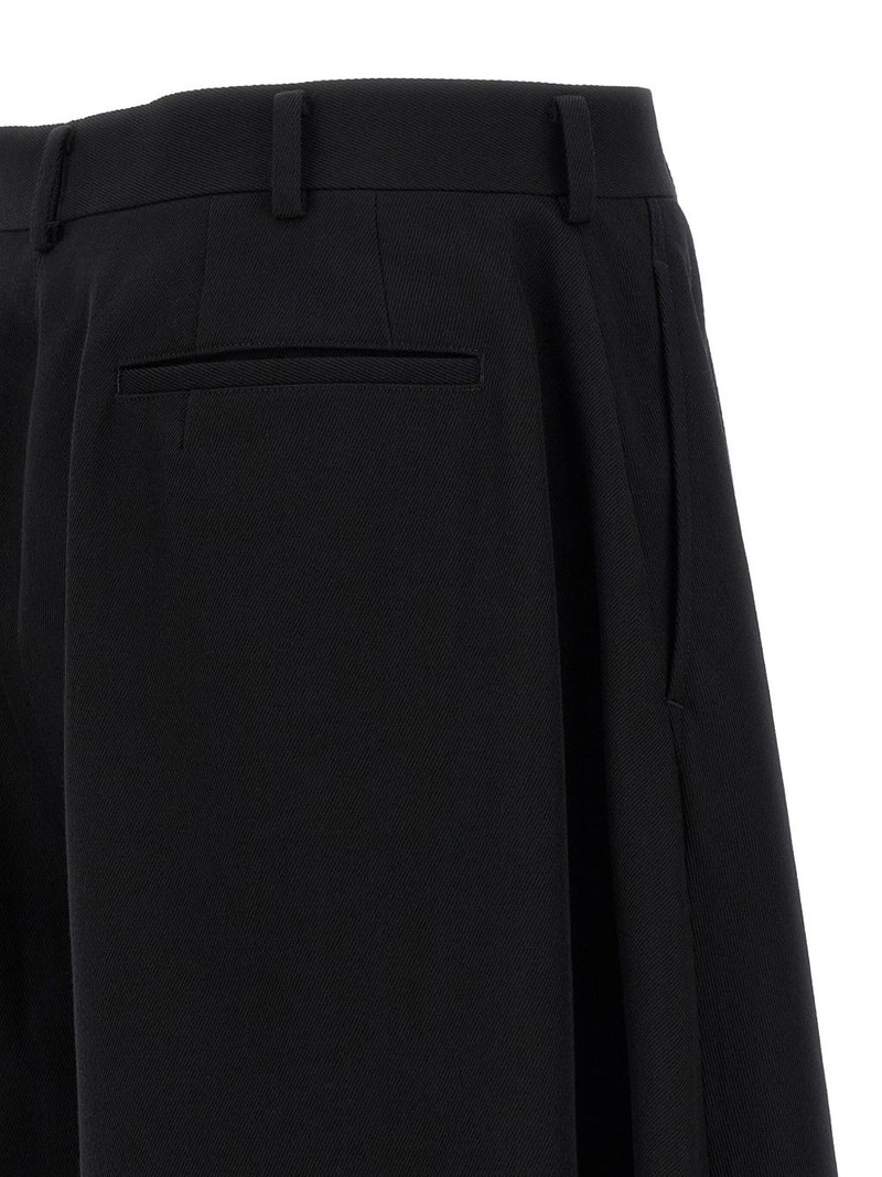 pleated wide-leg shorts 4