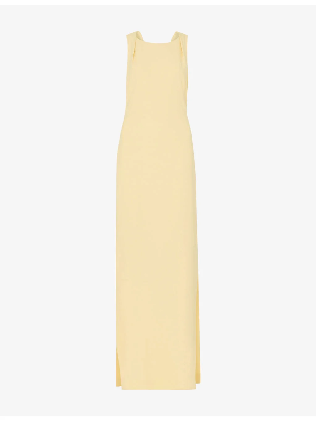 Sleeveless Tie-Back Stretch-Woven Maxi Dress - 1