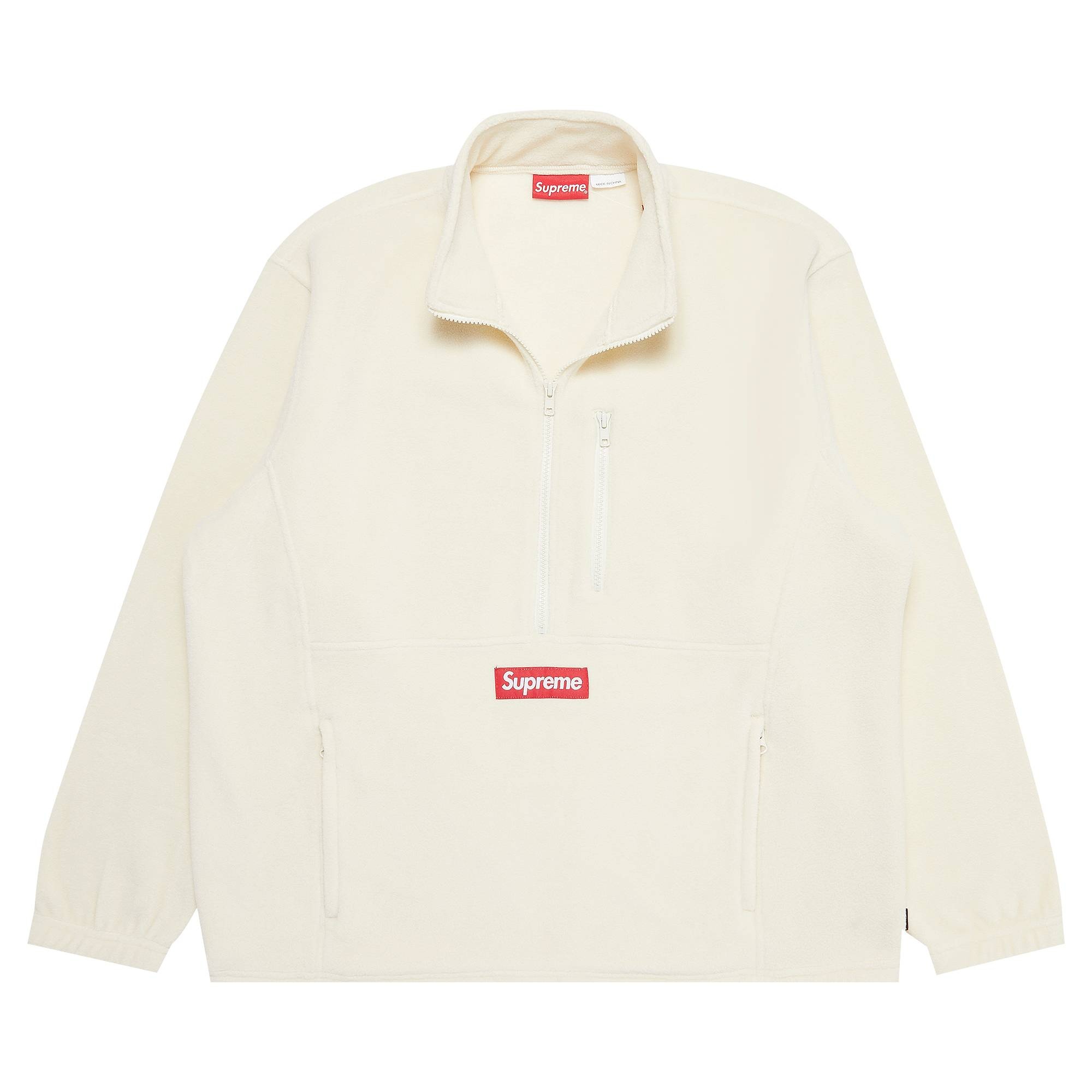 Supreme Polartec Half Zip Pullover 'Natural' - 1