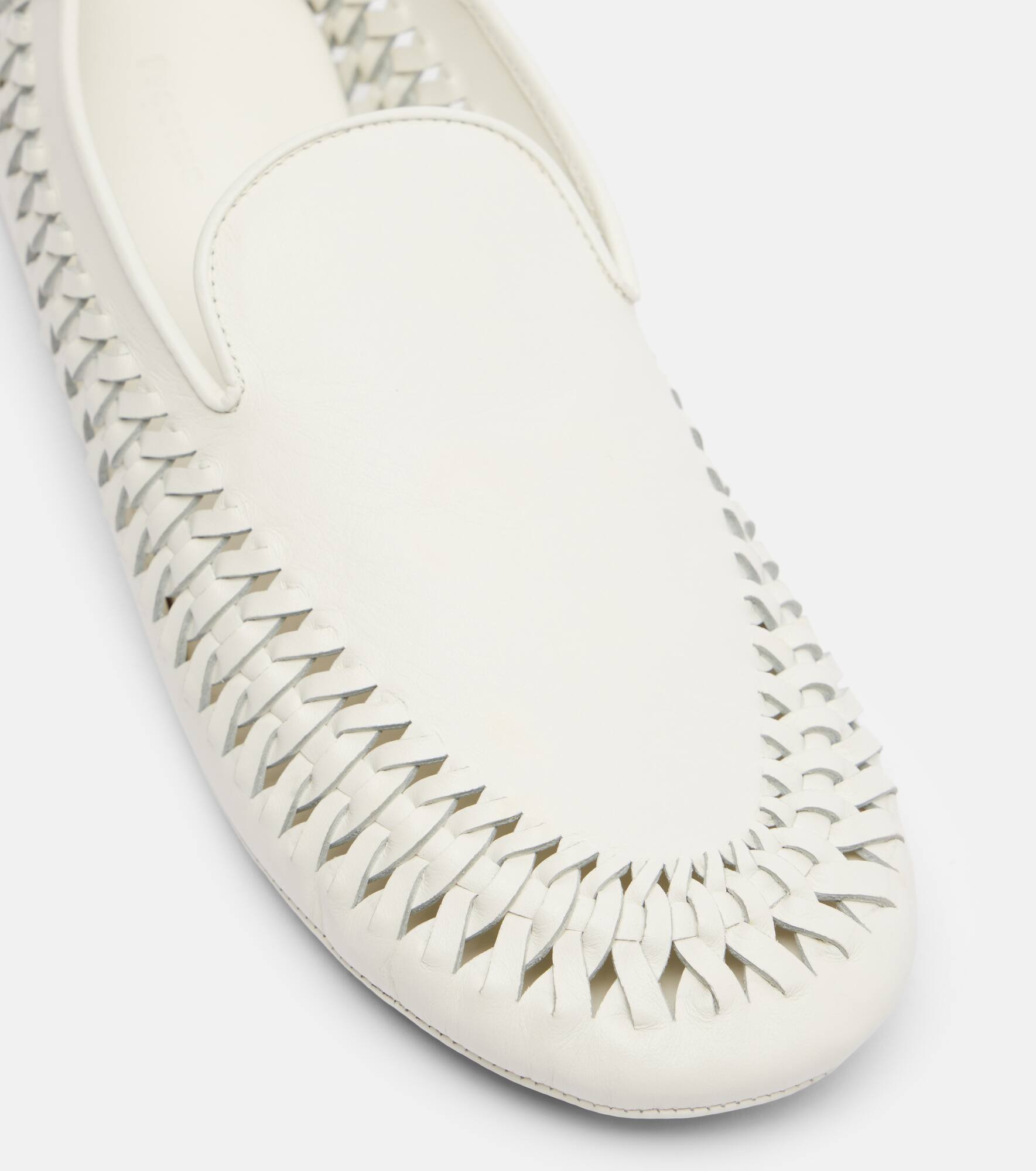 Whip leather loafers - 5