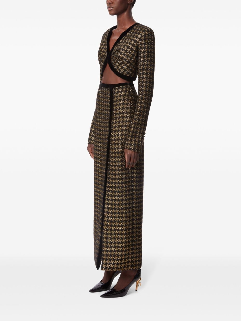 Houndstooth Skirt - 3