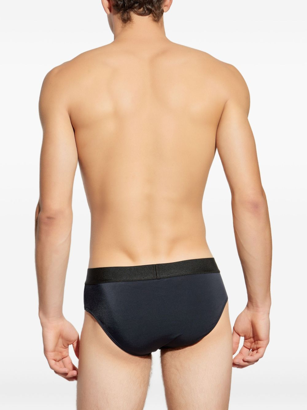 logo-band swimming trunks - 4