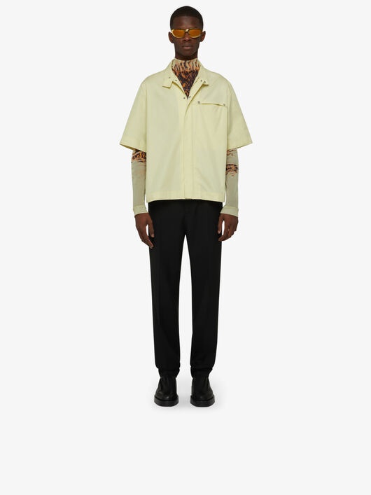 SHIRT IN POPLIN WITH METALLIC DETAILS - 2
