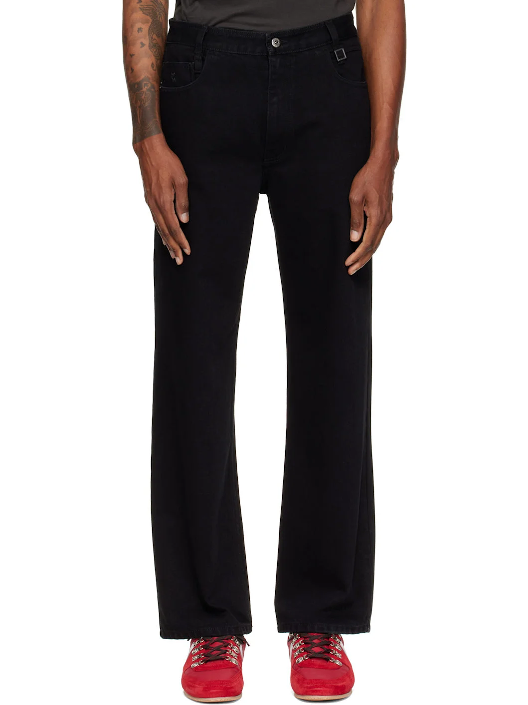 Black Straight Jeans - 1