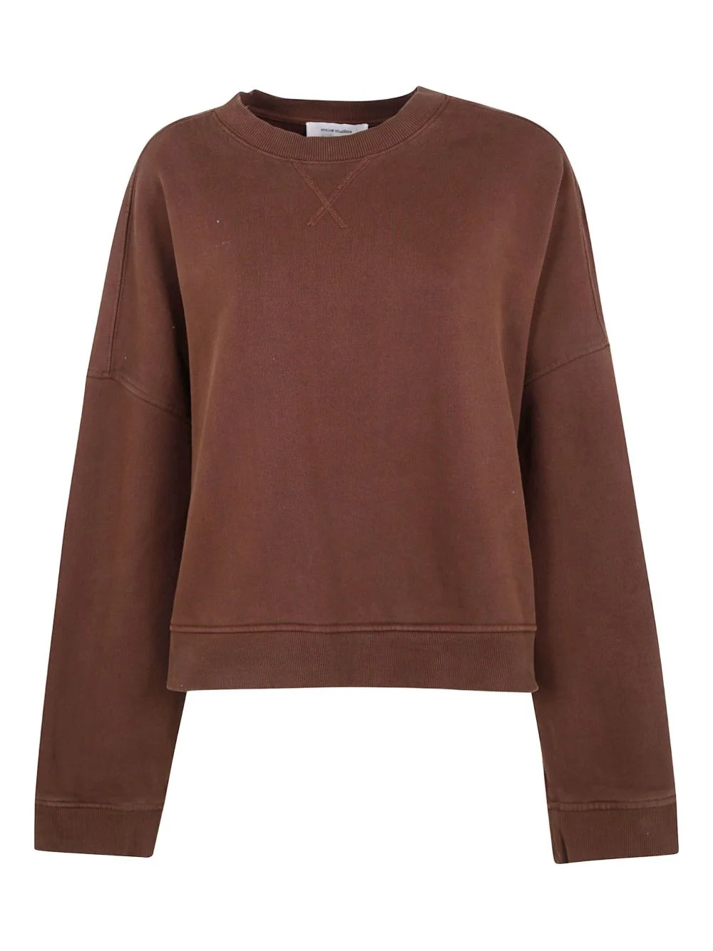 long-sleeve cotton sweatshirt - 1