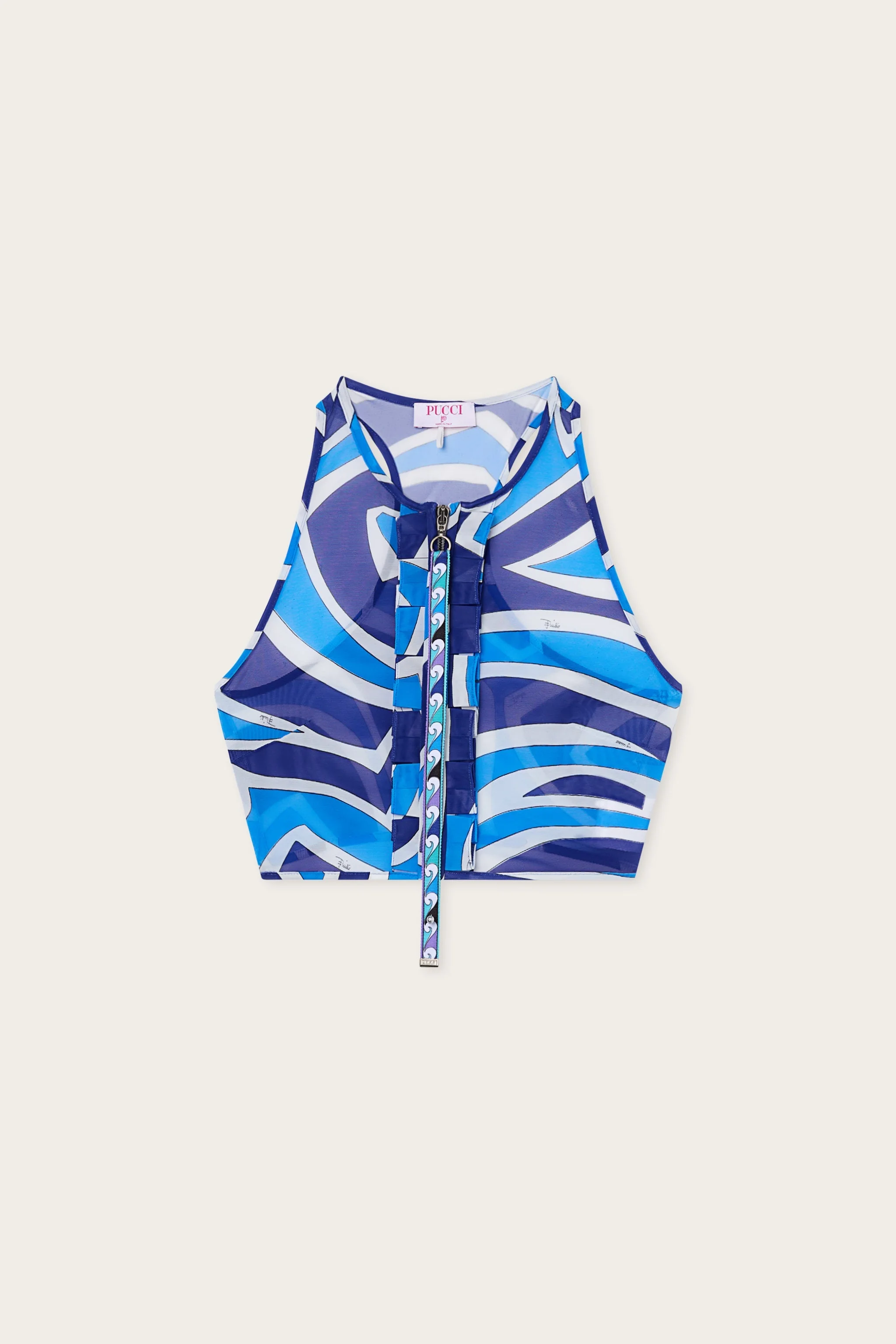LABIRINTO PRINT RUFFLE TOP - 1